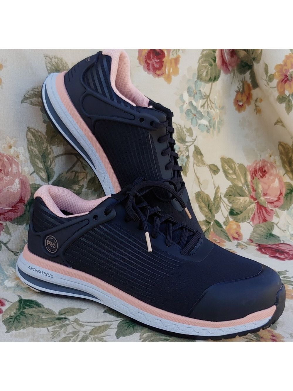Timberland PRO Women's Industrial Safety Toe Athletic Shoes Pink Black 8.5 NWOT